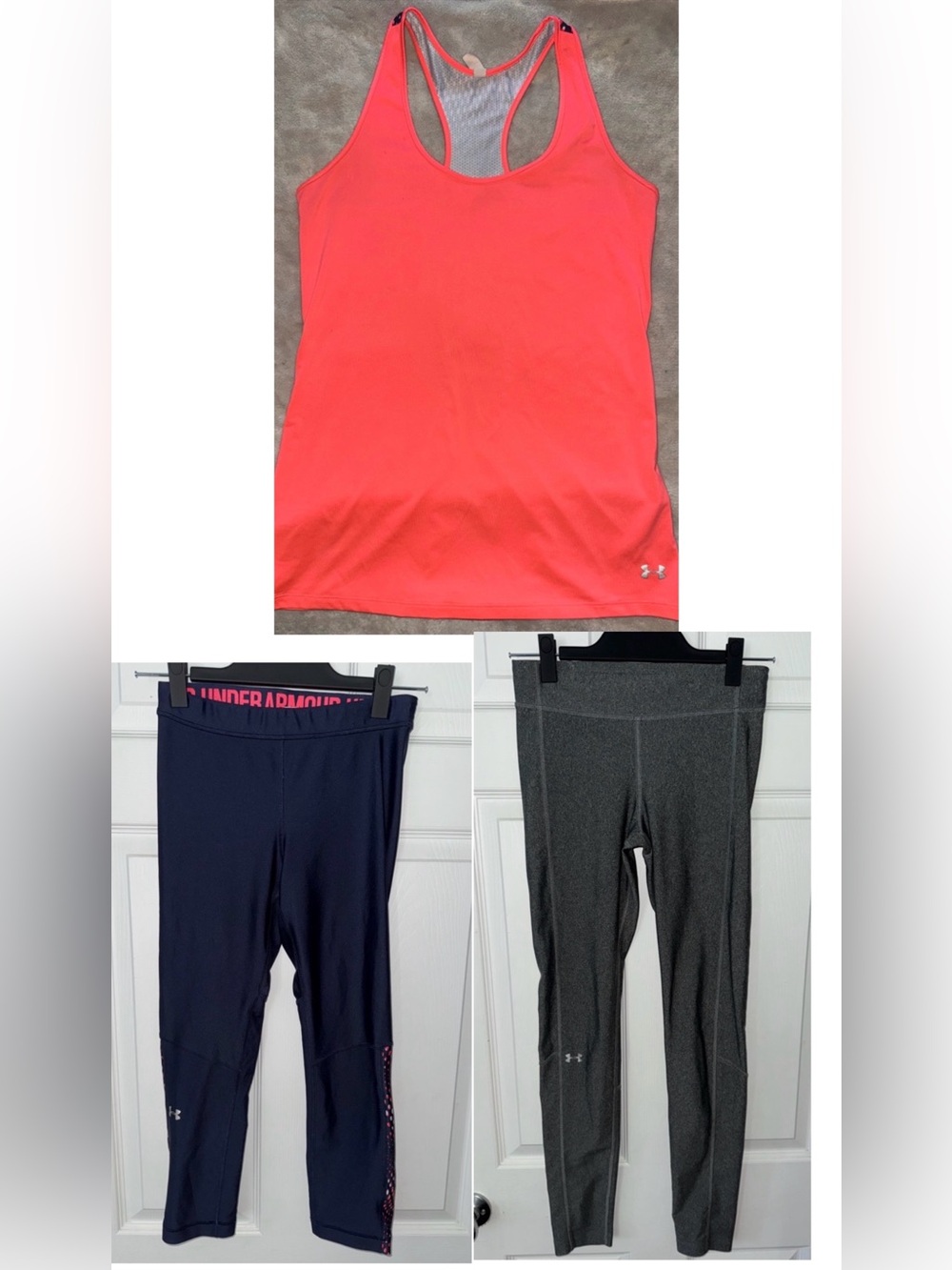 Under Armour Discounted Bundle of HeatGear Top and Compression Leggings | Small